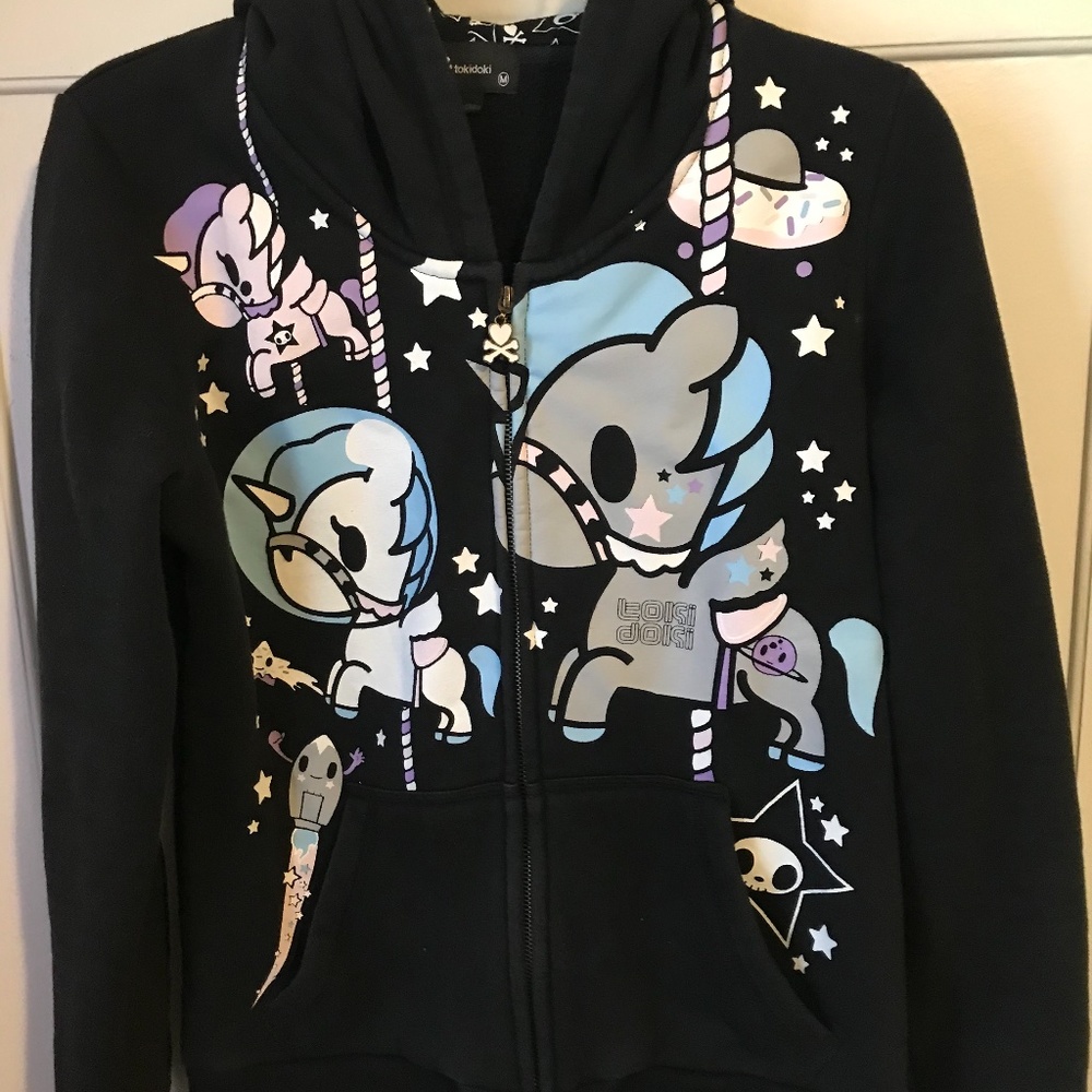 TokiDoki Space Out Unicorn Hoodie (M)